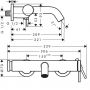 Смеситель для ванны Hansgrohe Tecturis S 73422670