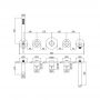 Термоста для ванны Paffoni Modular Box MDE 001 ST
