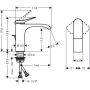 Hansgrohe Vivenis 75020000 Змішувач для раковини