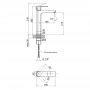 Змішувач для раковини Qtap Lipno високий QTLIPNO1023H101CB Black Matt