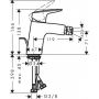 Hansgrohe Logis 71204000 Змішувач для біде 70