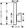 Hansgrohe 15763670 ShowerSelect Зовнішня частина термостата