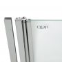 Штора на ванну Qtap Standard CRM407513APL стекло Pear 6 мм, 75х130 см, левая