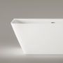 Ванна окремостояча Paa Quadro VAQUAWAS/00 160х75 см. Білий мат
