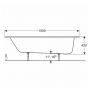 Kolo Supero 5341000 Ванна прямоугольная 150х70 см.