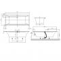 Villeroy & Boch Squaro Edge UBQ190SQE2DV-01 Ванна прямокутна 190x90