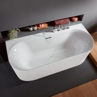 Ванна акрилова Villeroy&Boch Loop&Friends Oval, пристінна, 180х80, White Alpin (UBA180LOF9CS00V-01)