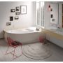 Ванна асимметричная Poolspa Europa 165х105 см. правая PWA4610ZN000000