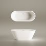 Ванна зі штучного каменю PAA DECO NUDO 166х72.5 Matte White (VADENUS_00)
