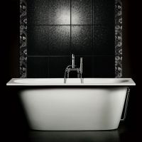 Ванна зі штучного каменю PAA Vario XL, пристінна, 185х80, Glossy Alpine White (VAVARXL_00)