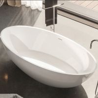 Ванна зі штучного каменю Treesse Carezza 170х80 см, білий матовий (V307BO)