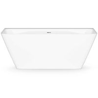 Ванна окремостояча Paa Quadro VAQUAWA/00 160х75 см. Білий глянець