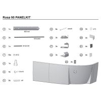 Ravak Rosa,Asymmetric 2 B23000100N Кріплення для панелі