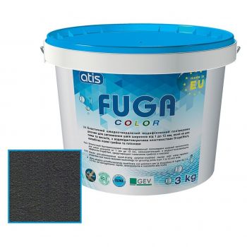 Затирка Atis Fuga Color A 120 чорна 3кг.