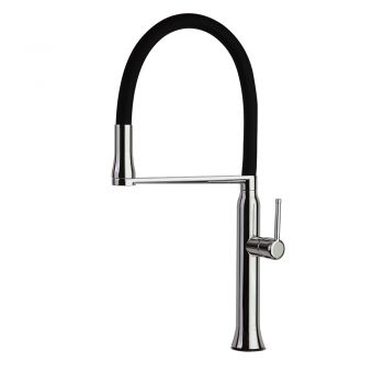 Смеситель для кухни Ramon Soler KITCHEN с гибким выдвижным шлангом, хром (386801MA38E303484)