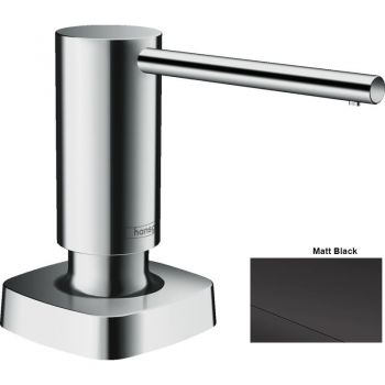 Дозатор кухонний для миючого Hansgrohe A71, 500 ml, Matt Black (40468670)