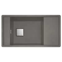 Кухонная мойка FRANKE FRESNO FSG 611 оборотная, серый камень (114.0652.656) 877х495 мм.