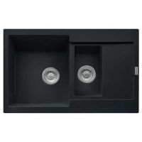 Кухонная мойка FRANKE MARIS MRG 651-78 оборотная, черная матовая (114.0631.461) 780х500 мм.