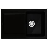 Кухонная мойка FRANKE MARIS MRK 611-78 оборотная, оникс (124.0381.404) 780х510 мм.
