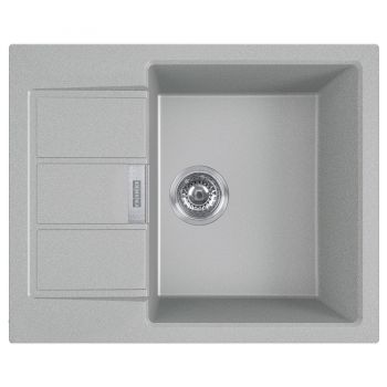 Кухонная мойка FRANKE SIRIUS 2 S2D 611-62 оборотная, серая (143.0627.383) 620х500 мм.