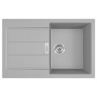 Кухонная мойка FRANKE SIRIUS 2 S2D 611-78 оборотная, серая (143.0621.334) 780х500 мм.