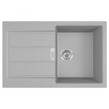 Кухонная мойка FRANKE SIRIUS 2 S2D 611-78 оборотная, серая (143.0621.334) 780х500 мм.