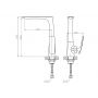 Newarc Slim 121531 Смеситель для кухни