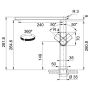 Смеситель кухонный Franke Centinox Neo Swivel (115.0547.854) нержавеющая сталь