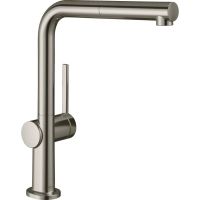 Смеситель кухонный Hansgrohe Talis 270 1jet с вытяжным изливом Sbox, стальной (72809800)