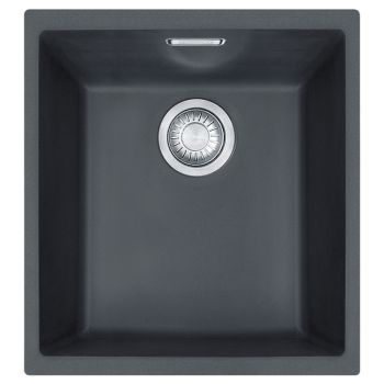 Кухонная мойка FRANKE SIRIUS SID 110-34, под столешницу, черная (144.0649.548) 370х435 мм.