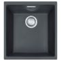 Кухонная мойка FRANKE SIRIUS SID 110-34, под столешницу, черная (144.0649.548) 370х435 мм.