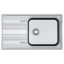 Кухонна мийка FRANKE SMART SRL 611-86 XL, оборотна, декор (101.0456.706) 860х500 мм.