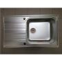 Кухонна мийка FRANKE SMART SRL 611-86 XL, оборотна, декор (101.0456.706) 860х500 мм.