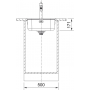 Кухонна мийка FRANKE SMART SRX 210-40 TL, монтаж врівень (127.0703.298) 430х510 мм.