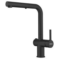 Смеситель для кухни FRANKE ACTIVE TWIST с выдвижным изливом, черный матовый (115.0669.769)