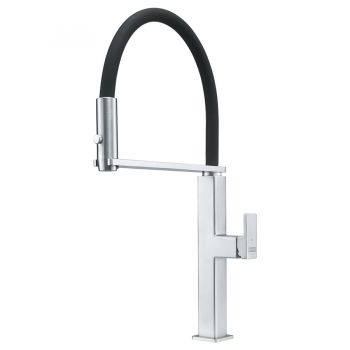 Смеситель для кухни FRANKE CENTINOX Semi-pro с выдвижным изливом, нерж. сталь (115.0547.855)