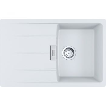 Кухонна мийка FRANKE CENTRO CNG 611-78 біла, оборотна (114.0701.811) 780х500 мм.