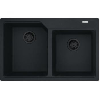 Кухонна мийка FRANKE URBAN UBG 620-78 оборотна, чорна матова (114.0699.237) 780х500 мм.