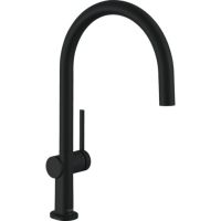 Смеситель кухонный Hansgrohe Talis 220, черный матовый (72804670)