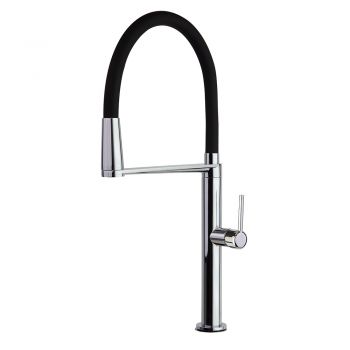 Смеситель для кухни Ramon Soler KITCHEN с гибким выдвижным шлангом, хром (388801MA38E303469)