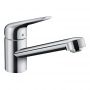 Змішувач для кухні Hansgrohe Focus M421-H100 1jet, хром (71808000)