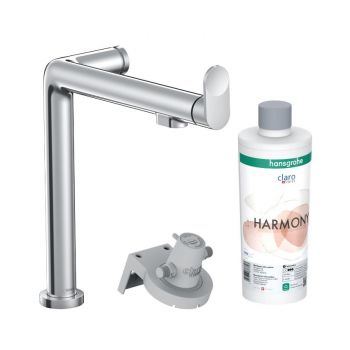 Смеситель кухонный Hansgrohe Aqittura M91 FilterSystem 240 1jet с картриджем Harmony, хром (76802000)