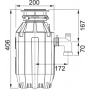 Подрібнювач харчових відходів FRANKE TURBO ELITE TE-125 (134.0535.242)