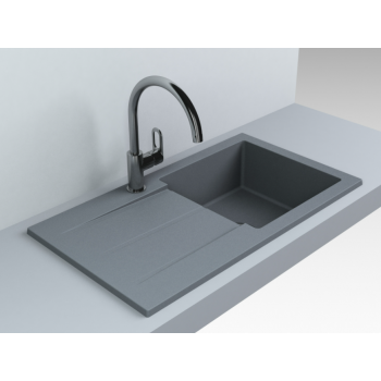 Кухонна мийка Fancy Marble Tennessee 780x435 мм. сіра