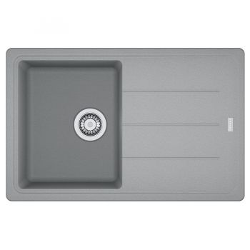 Кухонная мойка FRANKE BASIS BFG 611-78 оборотная, серый камень (114.0565.087) 780х500 мм.