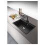 Кухонна мийка FRANKE MARIS MRG 610-72 TL онікс, врізний монтаж (114.0661.769) 760х510 мм.
