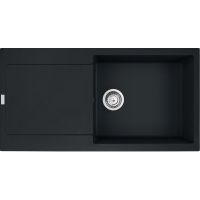 Кухонная мойка FRANKE MARIS MRG 611-97 XL оборотная, черная матовая (114.0675.978) 970х500 мм.
