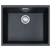 Кухонная мойка FRANKE SIRIUS SID 110-50 под столешницу, черная (125.0395.602) 570х480 мм.