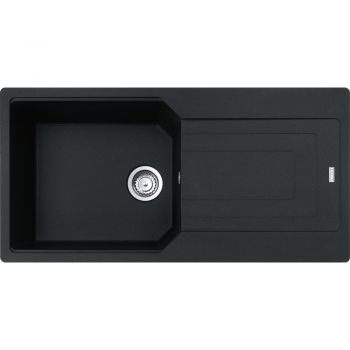 Кухонная мойка FRANKE URBAN UBG 611-100 XL оборотная, оникс (114.0701.792) 1000x500 мм.