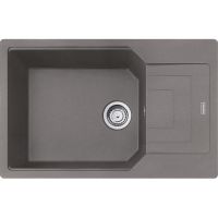 Кухонная мойка FRANKE URBAN UBG 611-78 XL оборотная, серый камень (114.0701.802) 780х500 мм.